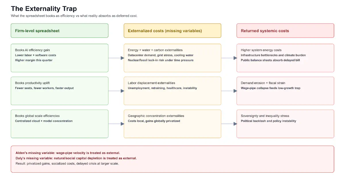 AI’s Efficiency Trap: When Productivity Destroys Demand